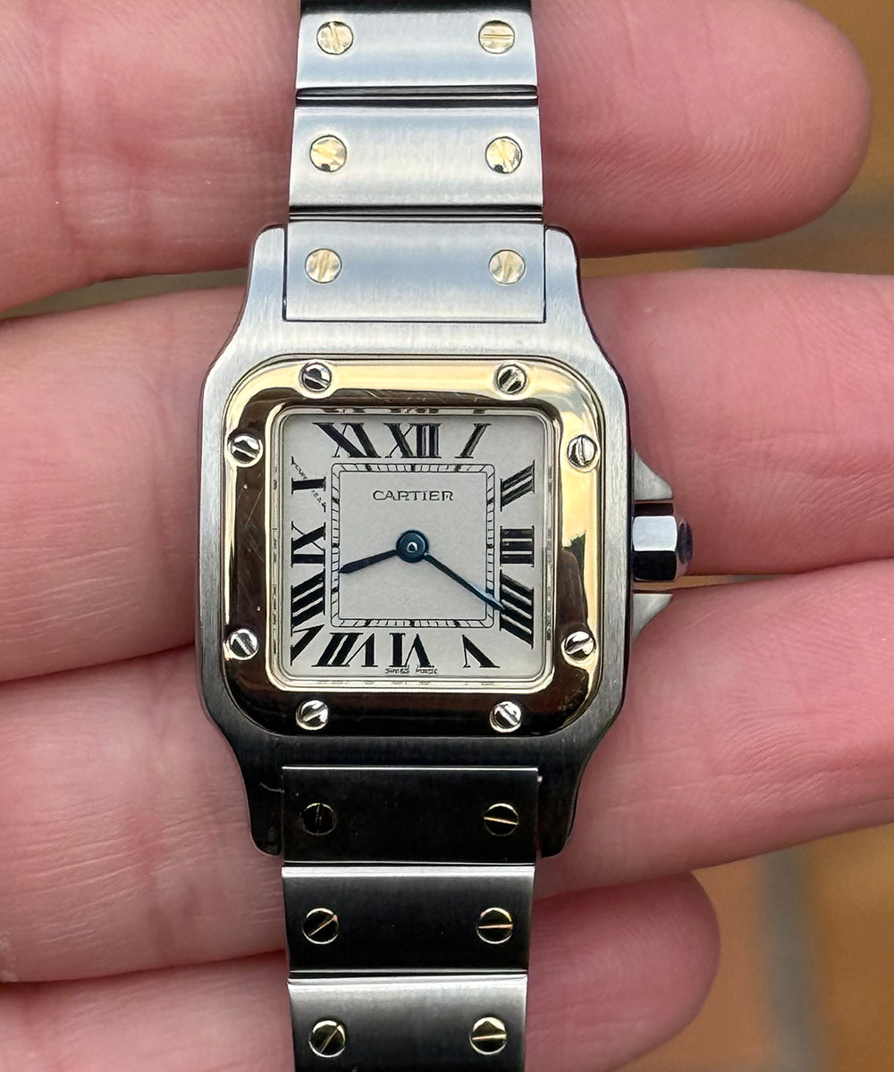 Cartier Santos Galbée - 1567 - Fullset Box + papers - excellent condition