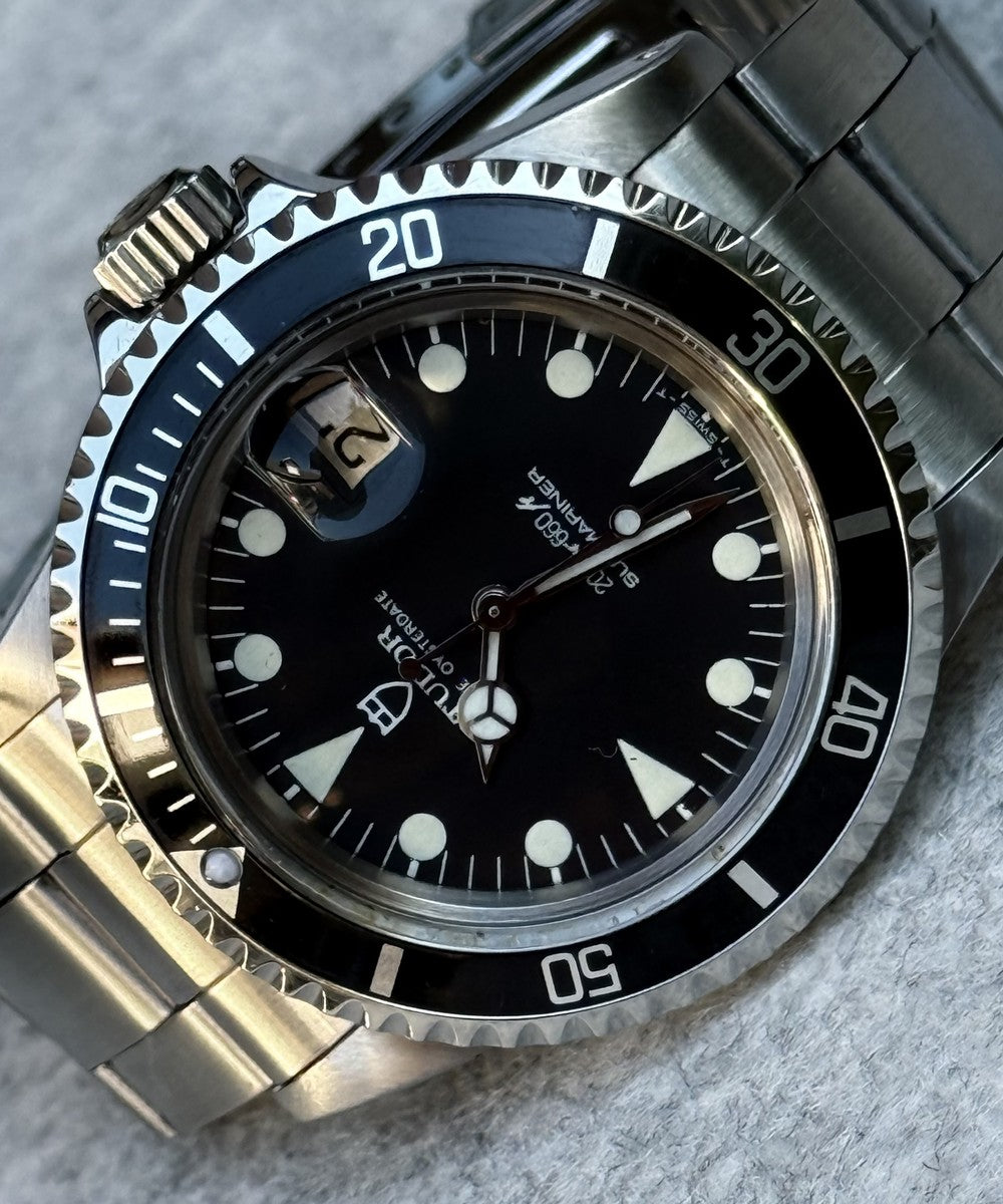 Tudor Submariner - 76100 - 40 mm - Schwarz