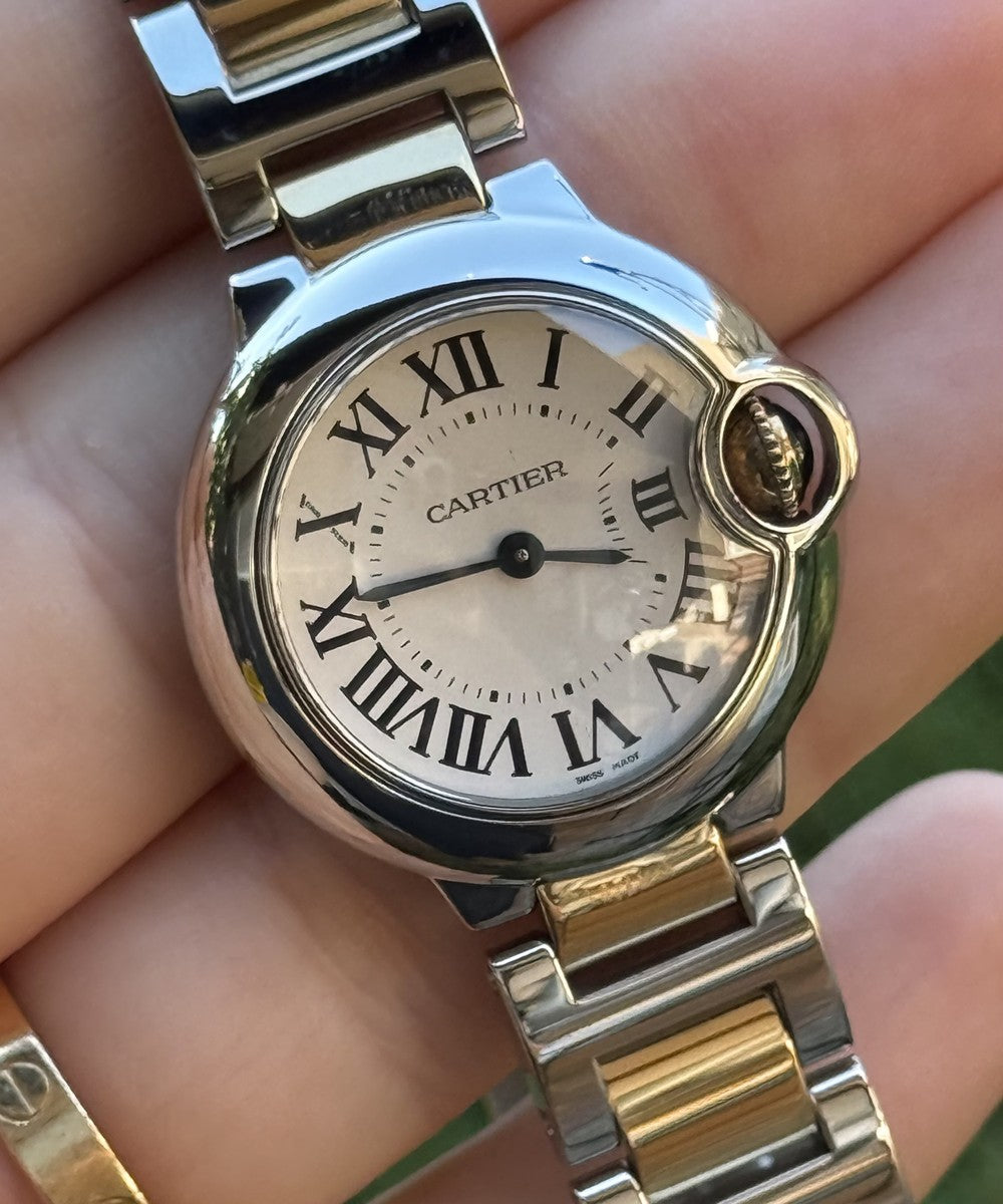 Cartier Ballon Bleu - W69007Z3 - 28 mm - Silber