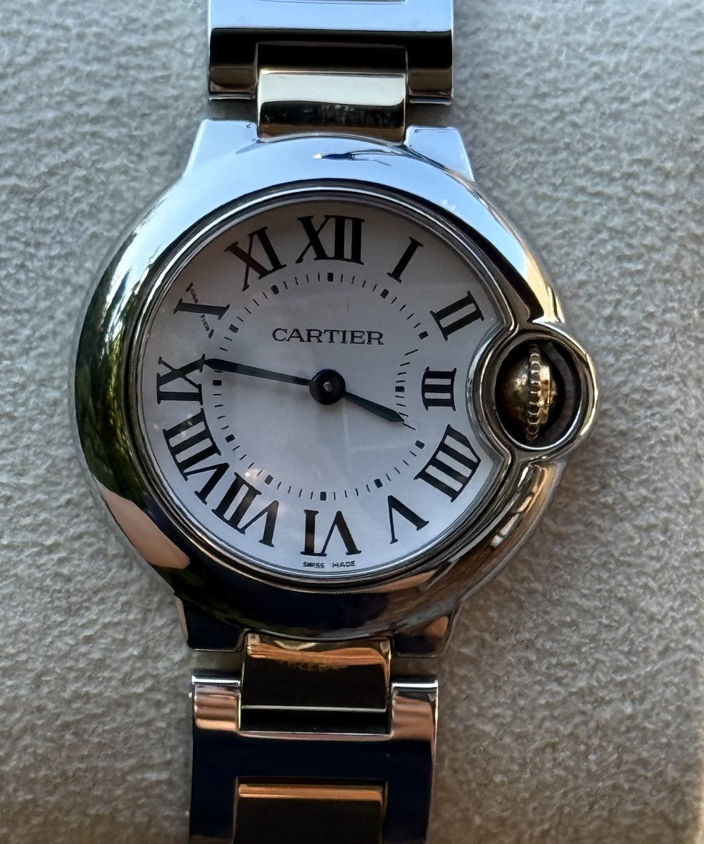 Cartier Ballon Bleu - W69007Z3 - 28 mm - Silber