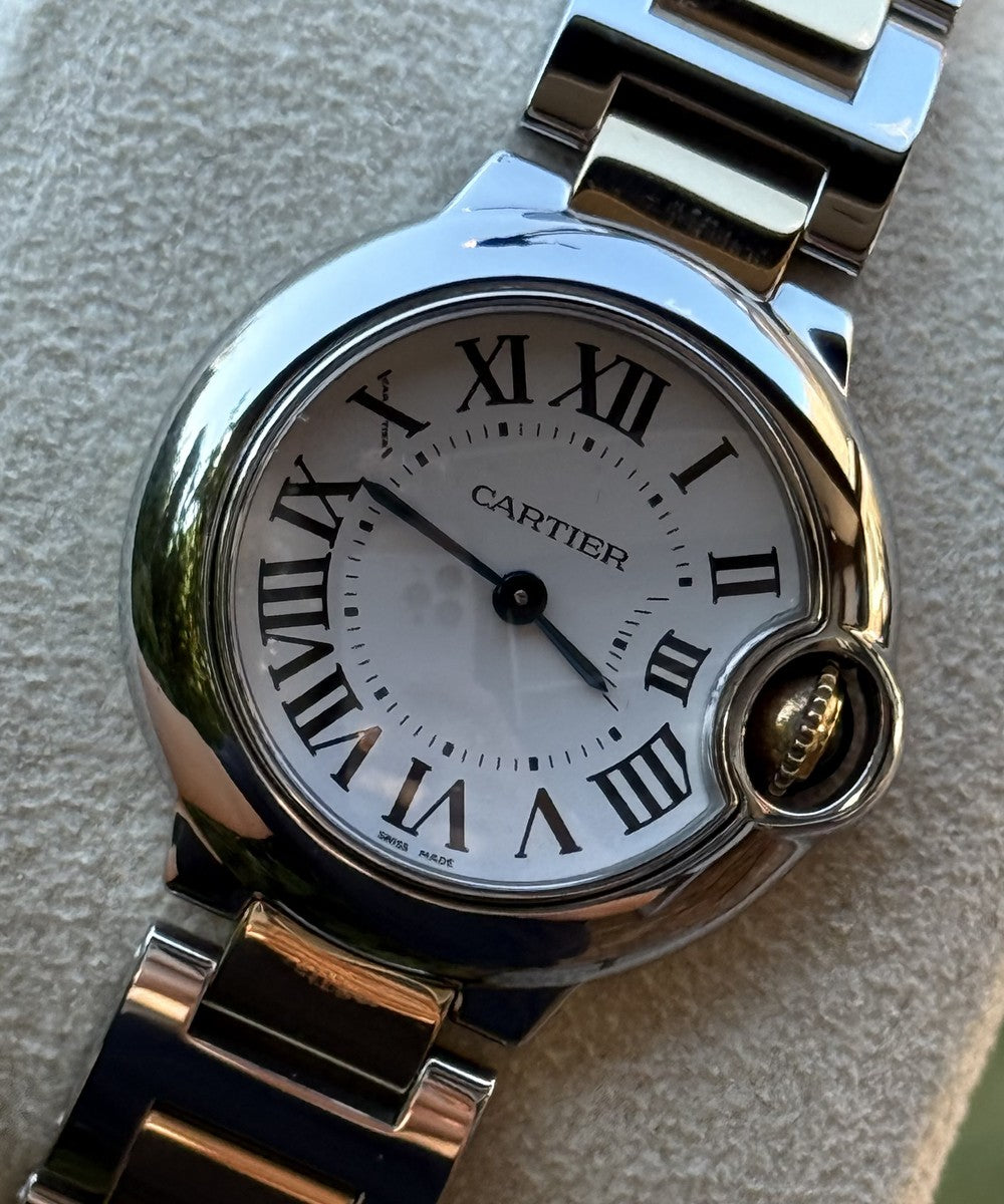 Cartier Ballon Bleu - W69007Z3 - 28 mm - Silber