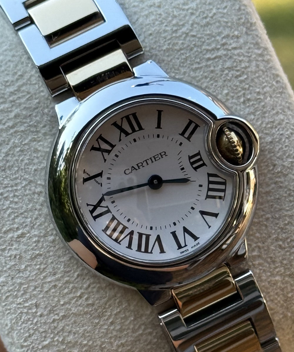 Cartier Ballon Bleu - W69007Z3 - 28 mm - Silber