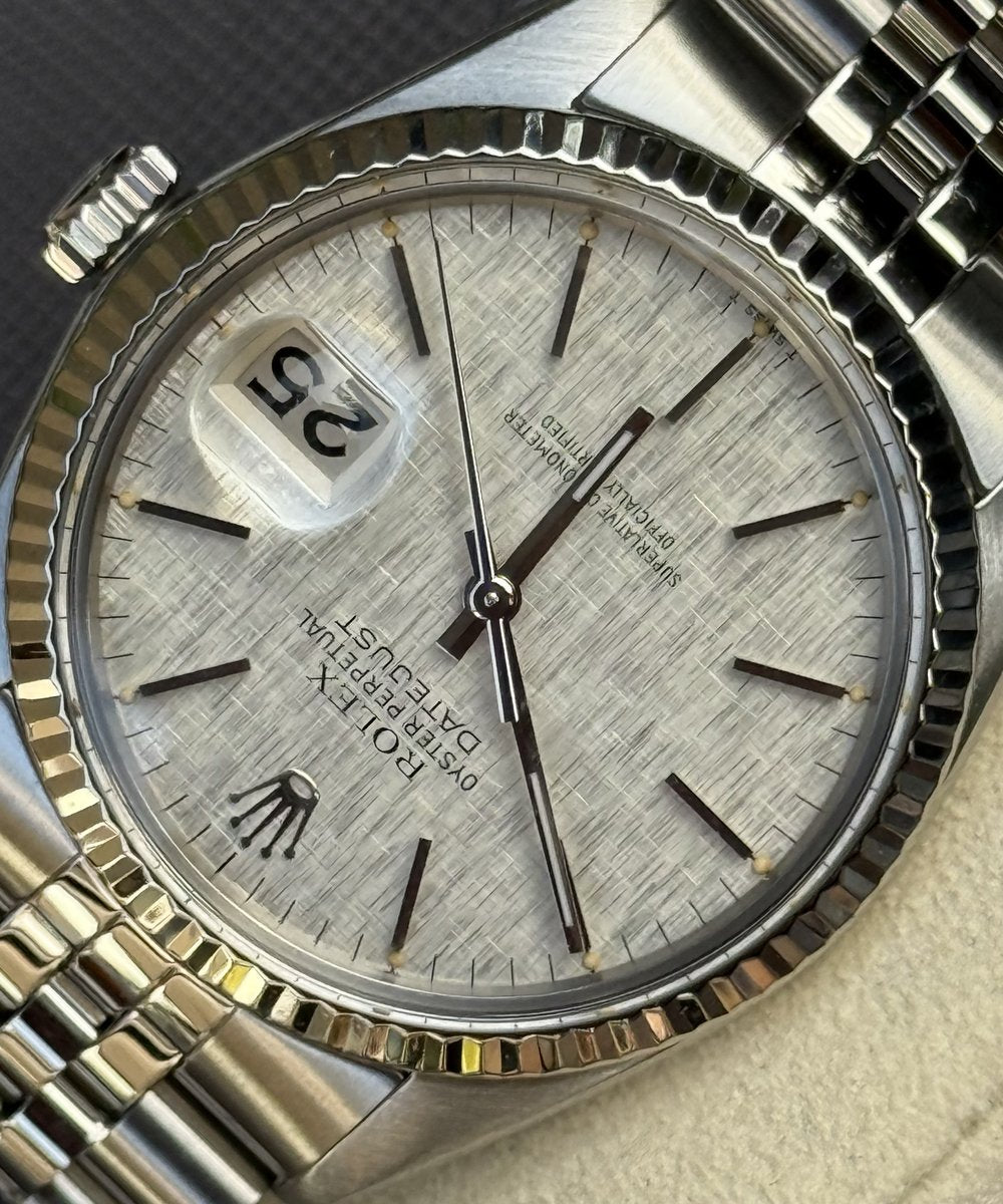 Rolex Datejust 36 16014 - Linen Dial Top Condition + Rolex Service / NFT Card 10/27