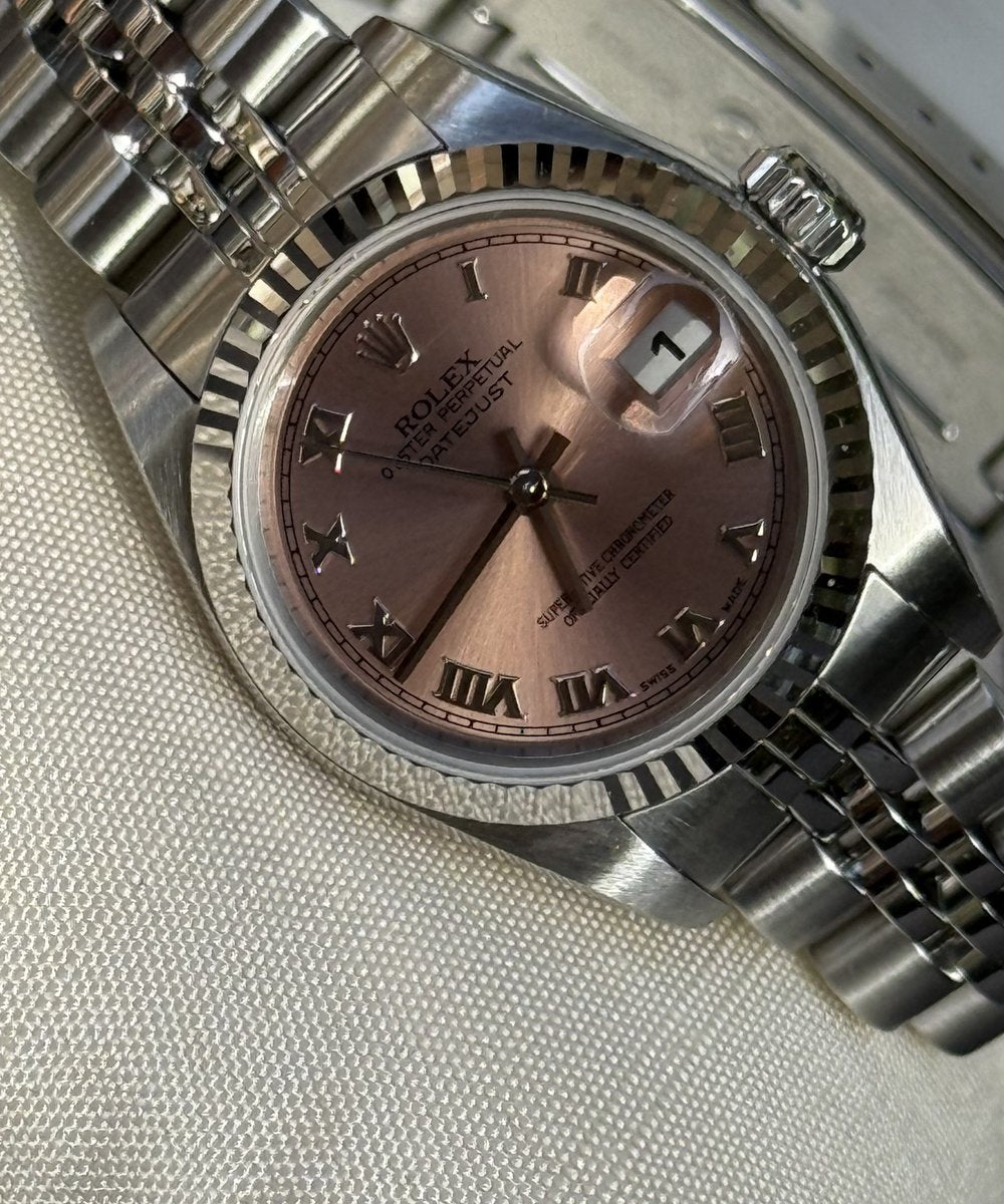 Rolex Lady-Datejust 79174 - Top condition box and papers rose dial