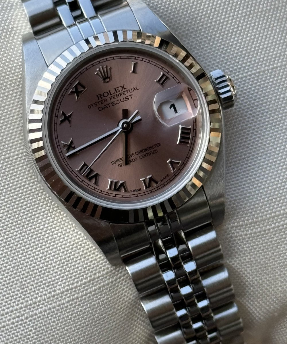 Rolex Lady-Datejust 79174 - Top condition box and papers rose dial