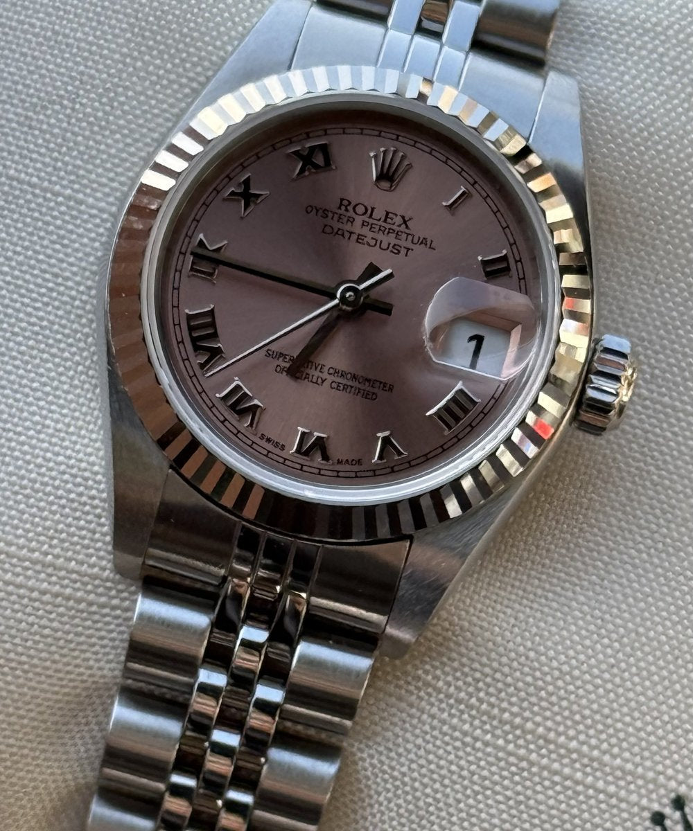 Rolex Lady-Datejust 79174 - Top condition box and papers rose dial