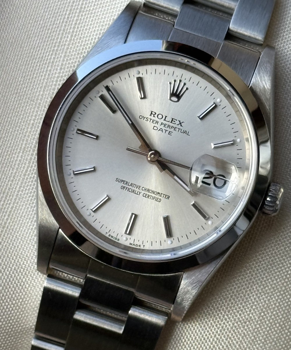 Rolex Oyster Perpetual - 15200 - 34 mm - Silber