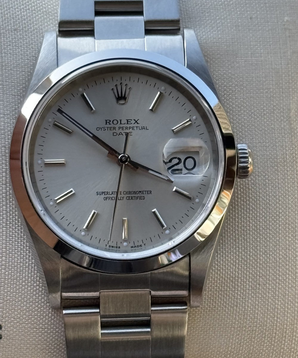 Rolex Oyster Perpetual - 15200 - 34 mm - Silber