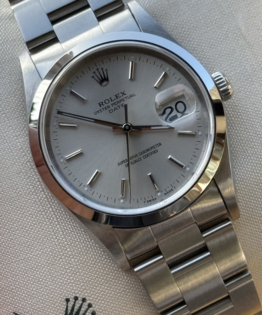 Rolex Oyster Perpetual - 15200 - 34 mm - Silber