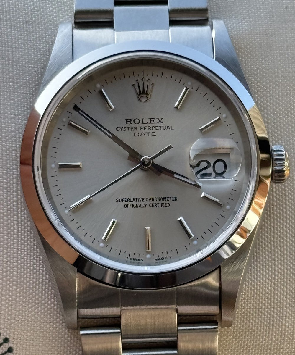 Rolex Oyster Perpetual - 15200 - 34 mm - Silber