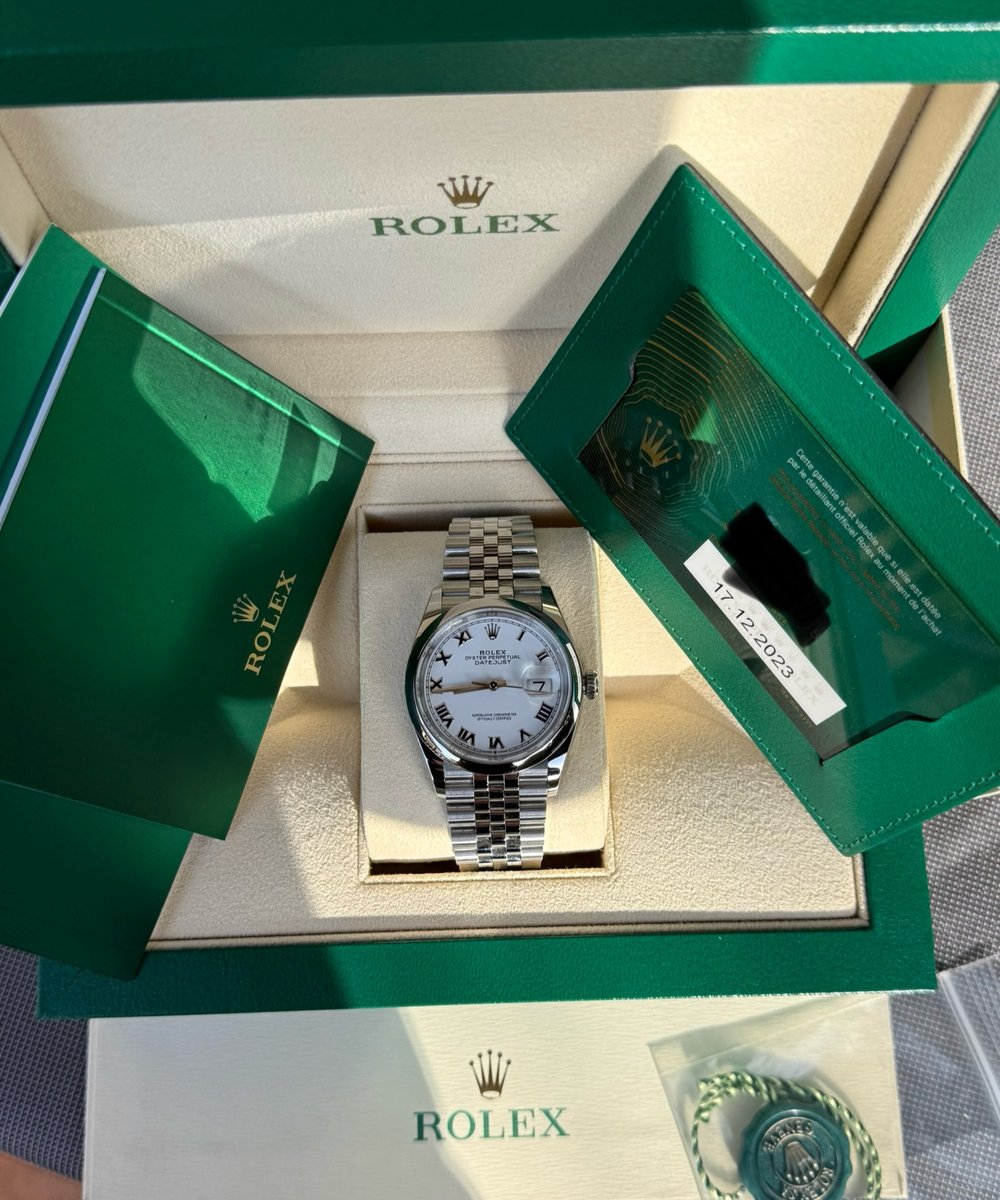 Rolex Datejust 36 126200 - Like new! Top condition - Full Set