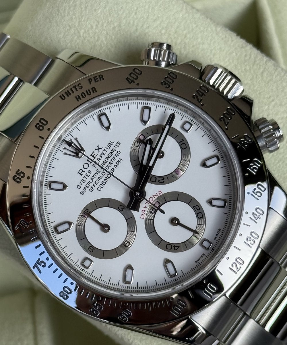 Rolex Daytona 116520 (Daytona (1988-2015)) - Excellent condition like new! Fullset - big clasp