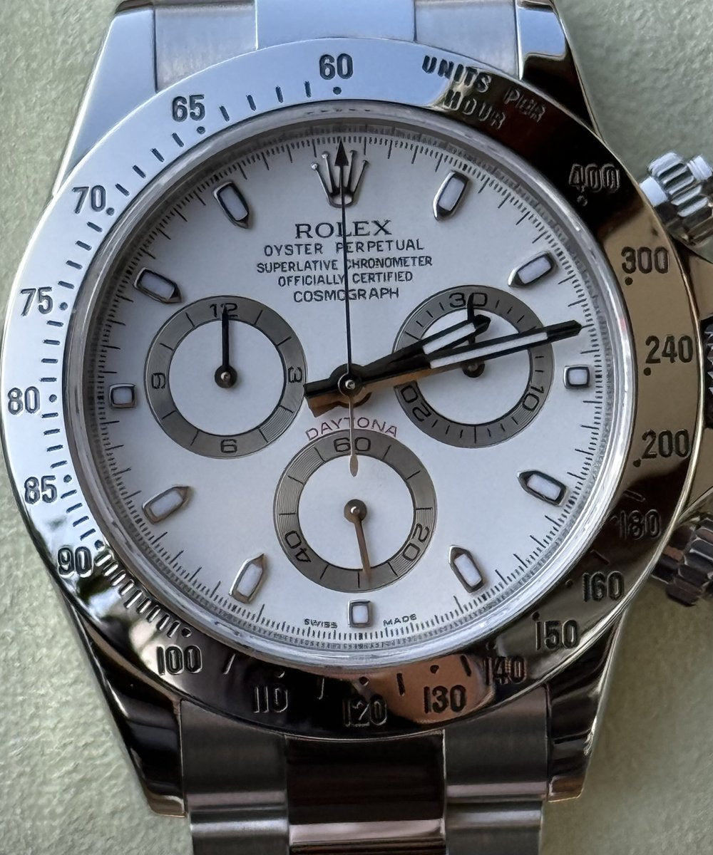 Rolex Daytona 116520 (Daytona (1988-2015)) - Excellent condition like new! Fullset - big clasp
