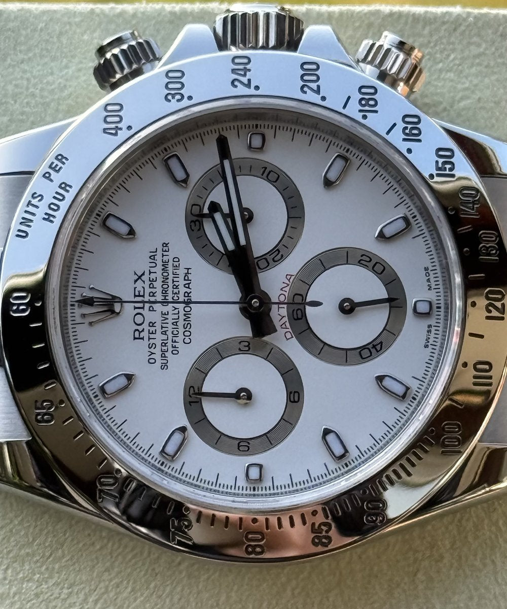 Rolex Daytona 116520 (Daytona (1988-2015)) - Excellent condition like new! Fullset - big clasp
