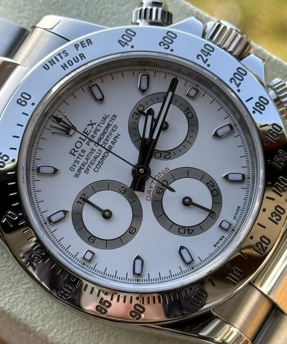 Rolex Daytona 116520 (Daytona (1988-2015)) - Excellent condition like new! Fullset - big clasp