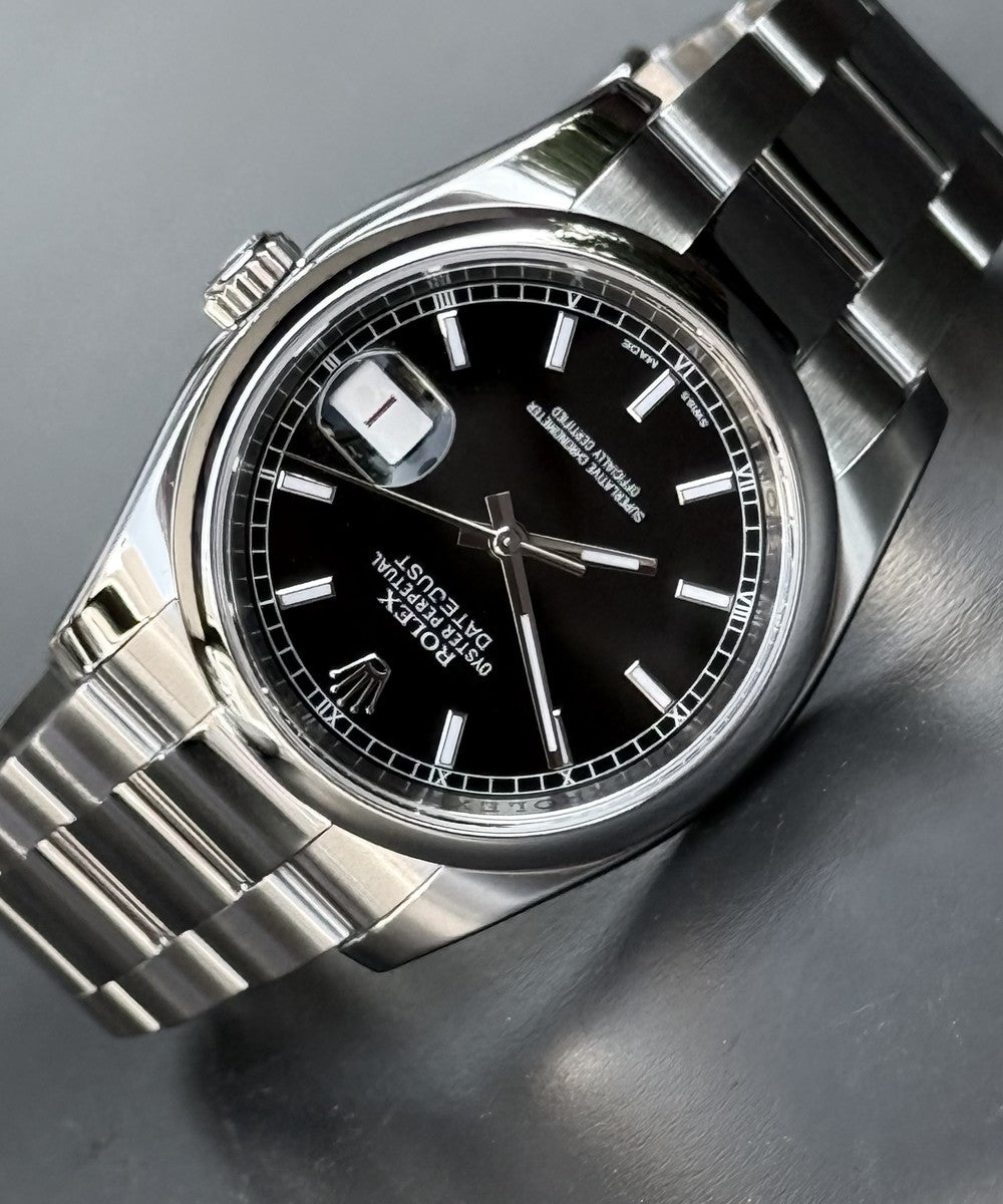 Rolex Datejust - 116200 - 36 mm - Schwarz
