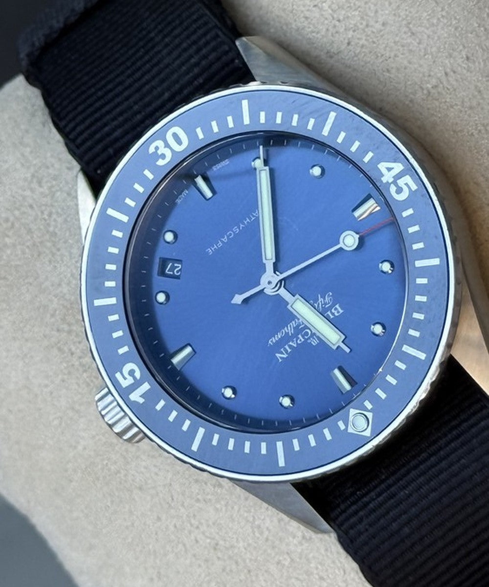 Blancpain Fifty Fathoms Bathyscaphe - 5100-1140 - 38 mm - Blau