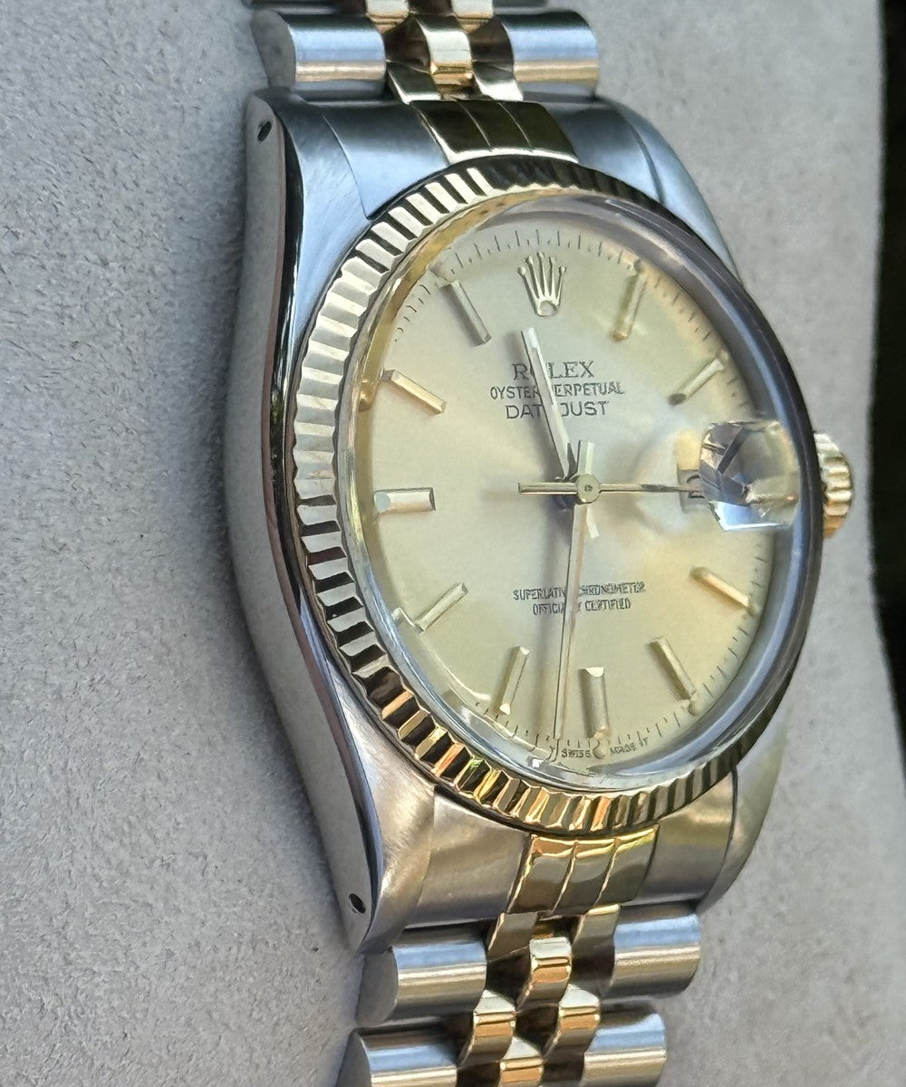 Rolex Datejust - 16013 - 36 mm - Champagnerfarben