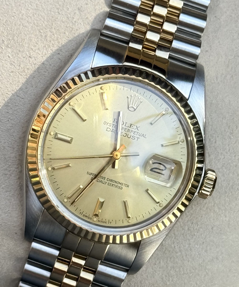 Rolex Datejust - 16013 - 36 mm - Champagnerfarben