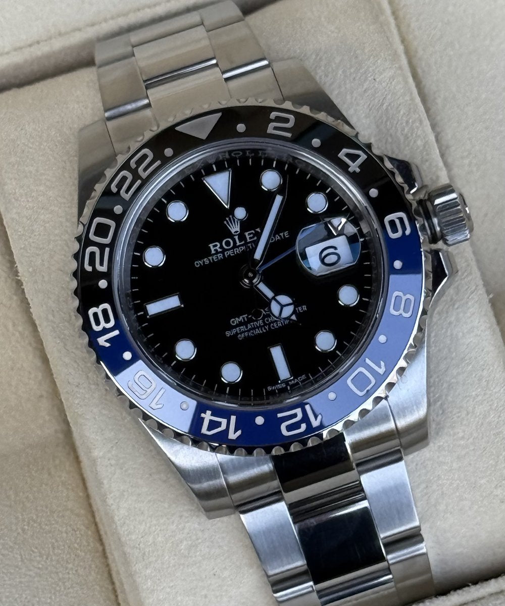 Rolex GMT-Master II 116710BLNR (Batman) - "Batman" Fullset LC100 Wempe incl. First buyers invoice