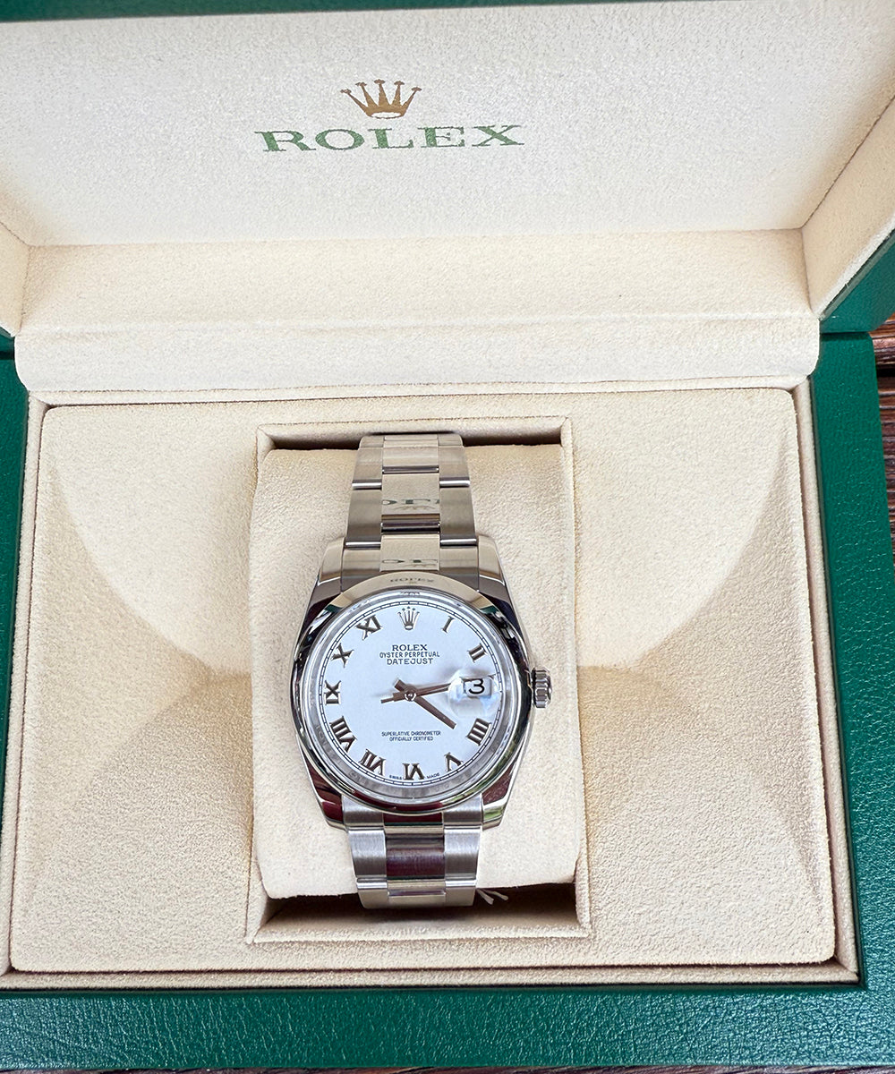 Rolex - Datejust 36 - 116200 (Datejust glatte Lünette) - 36 mm - top condition fullset