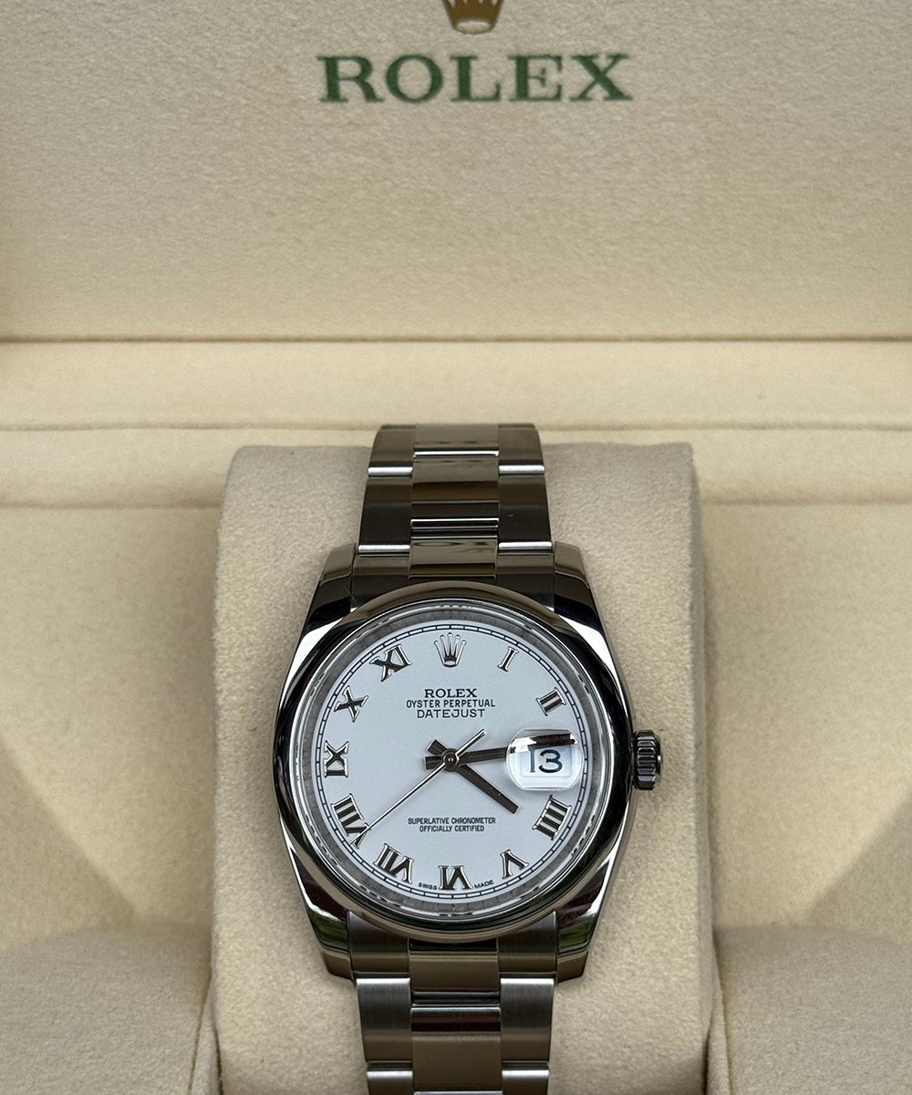 Rolex - Datejust 36 - 116200 (Datejust glatte Lünette) - 36 mm - top condition fullset