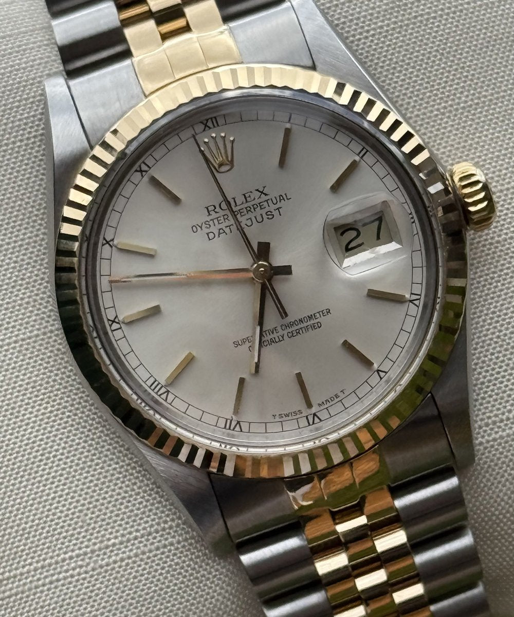 Rolex Datejust 36 16013 - Top Condition silver dial no stretch box and papers