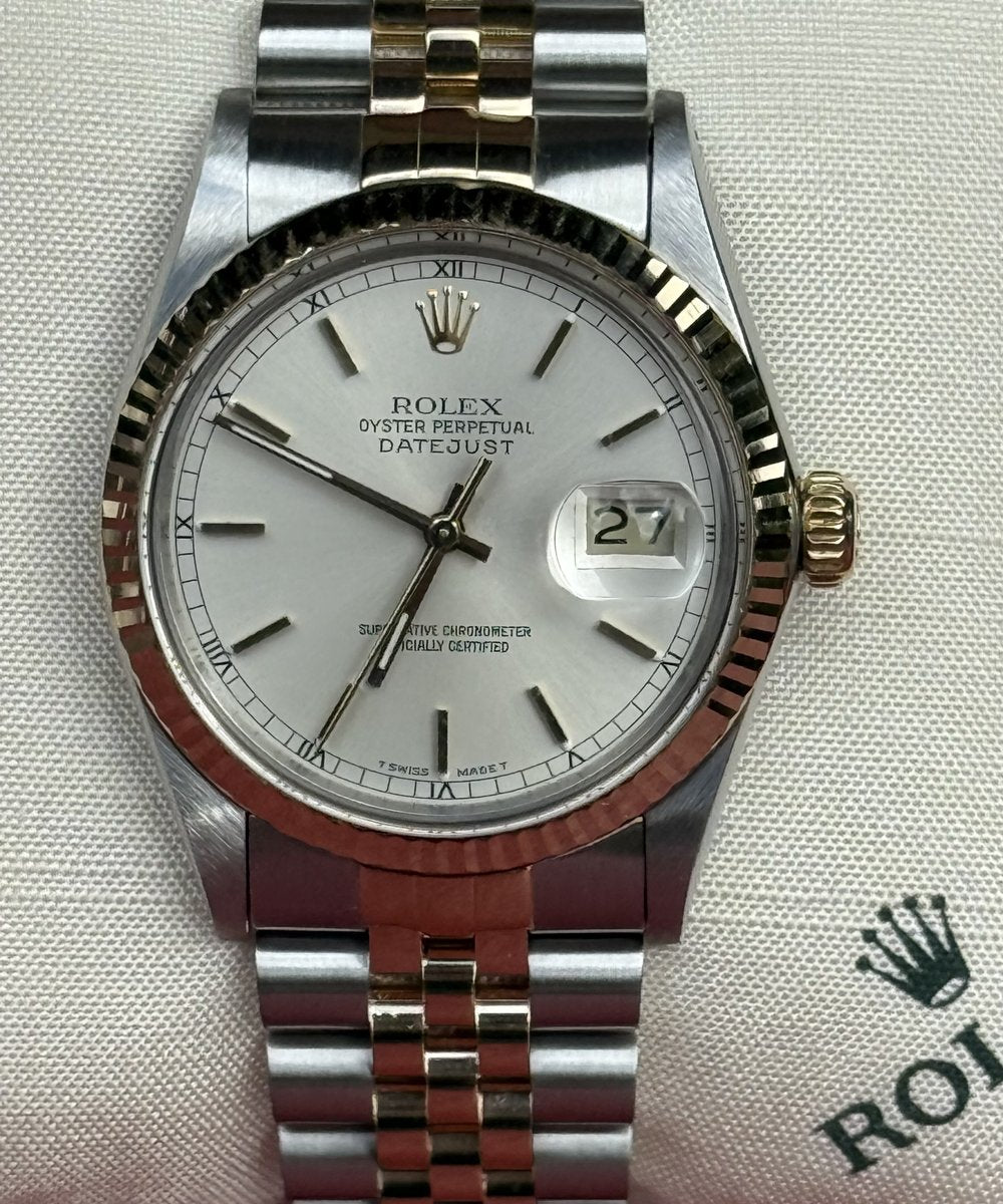 Rolex Datejust 36 16013 - Top Condition silver dial no stretch box and papers