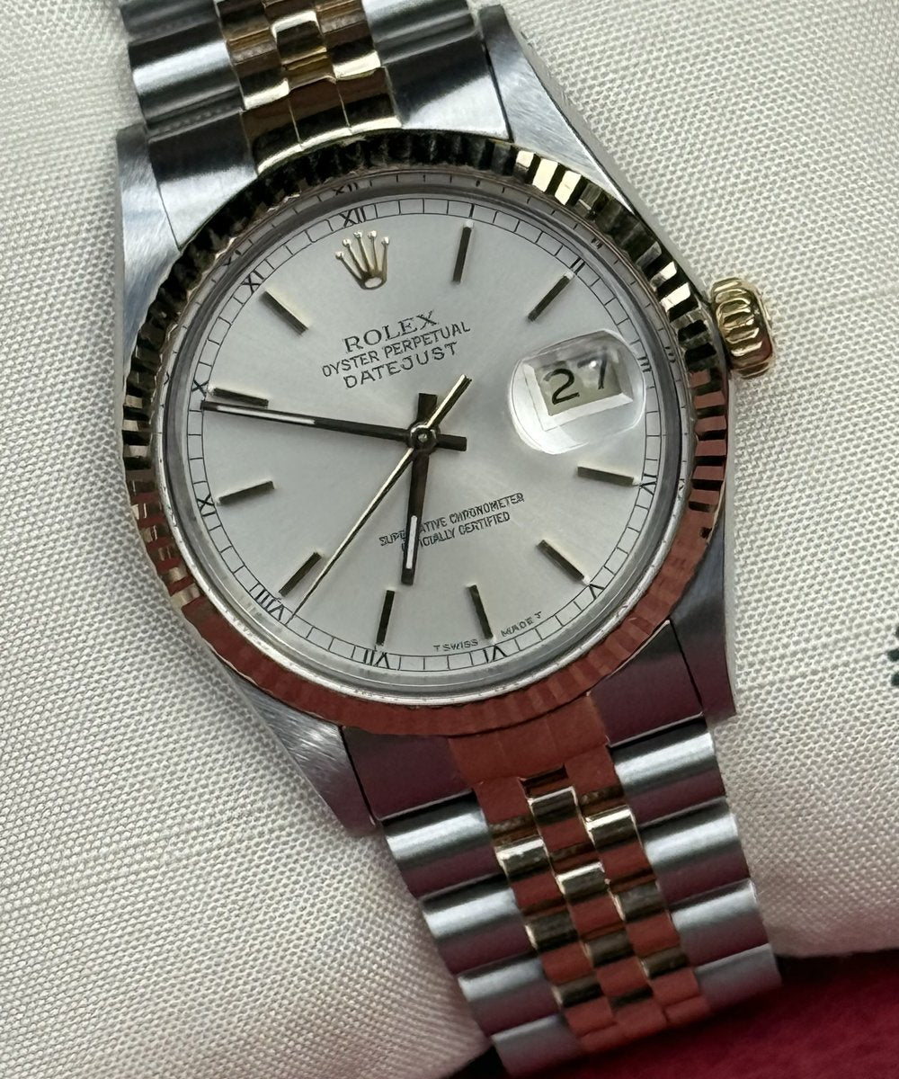 Rolex Datejust 36 16013 - Top Condition silver dial no stretch box and papers