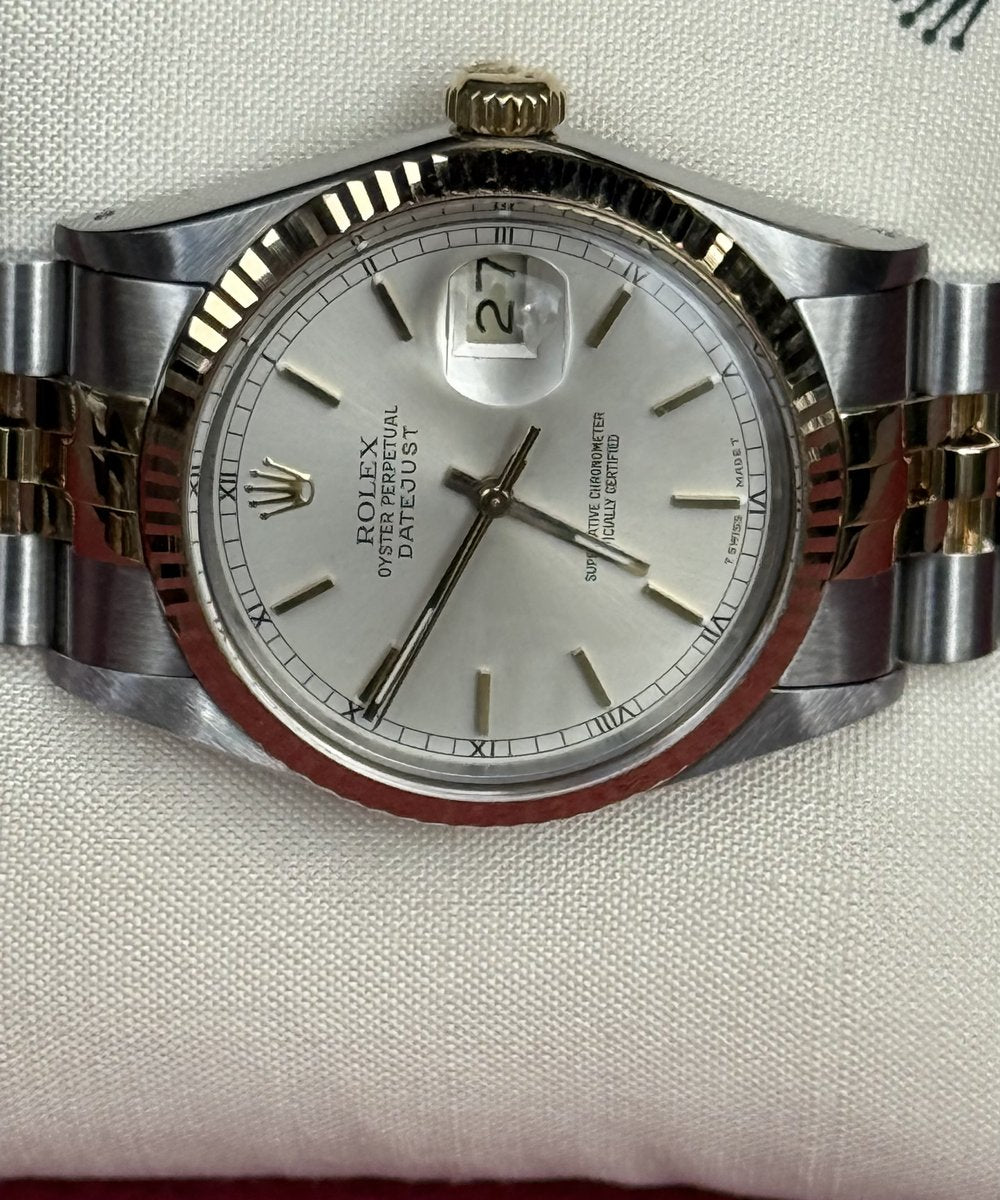 Rolex Datejust 36 16013 - Top Condition silver dial no stretch box and papers