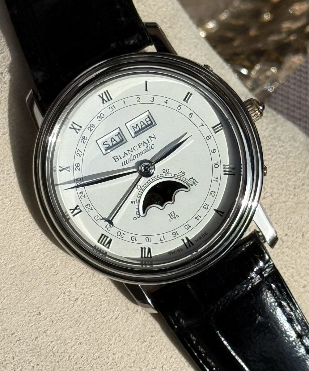 Blancpain Villeret 6595 - Excellent condition classic stainless steel