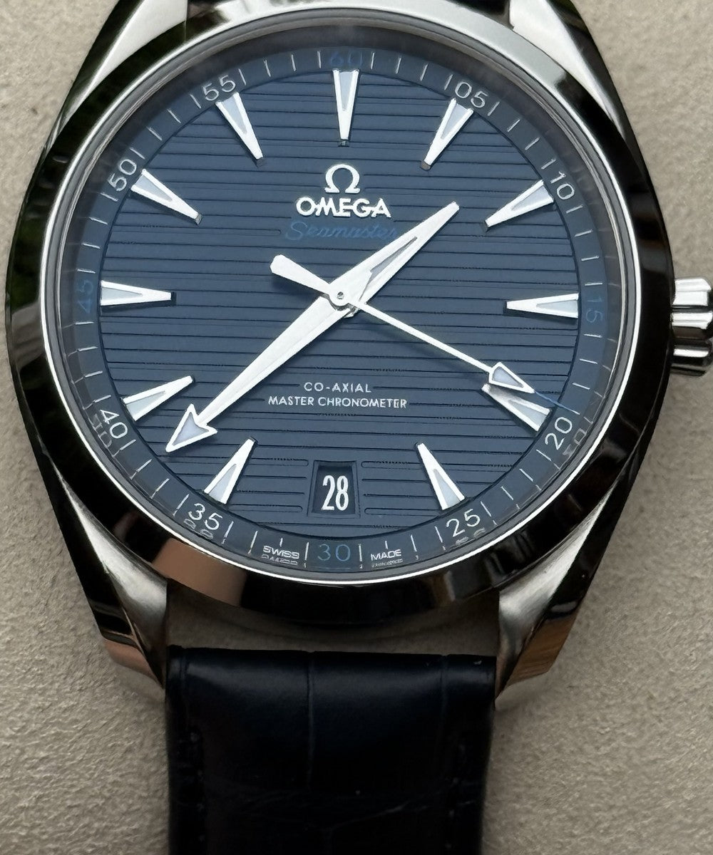 Omega Seamaster Aqua Terra - 220.13.41.21.03.001 - 41 mm - Blau