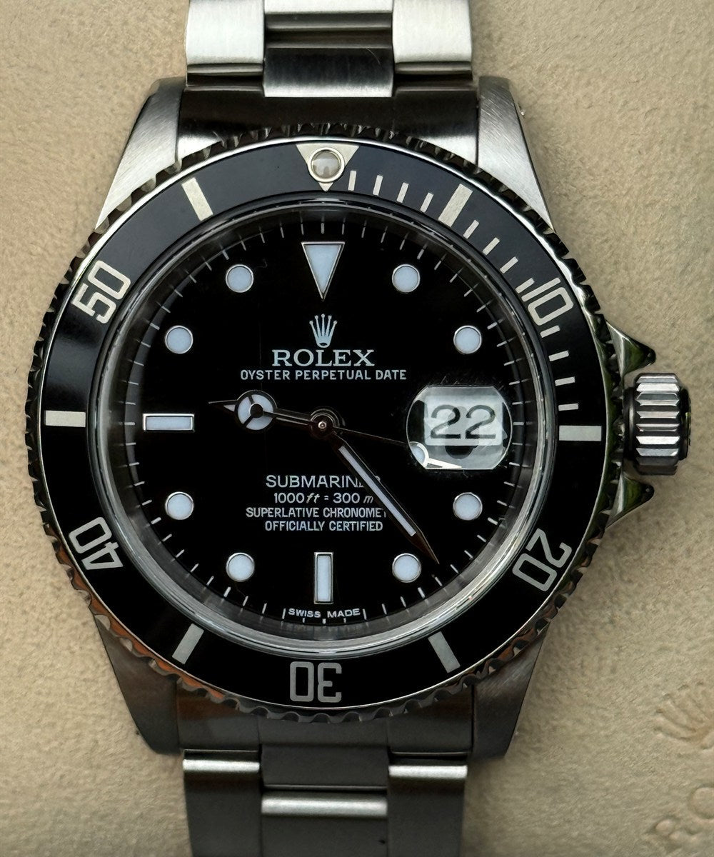 Rolex Submariner Date - 16610 - 40 mm - Schwarz