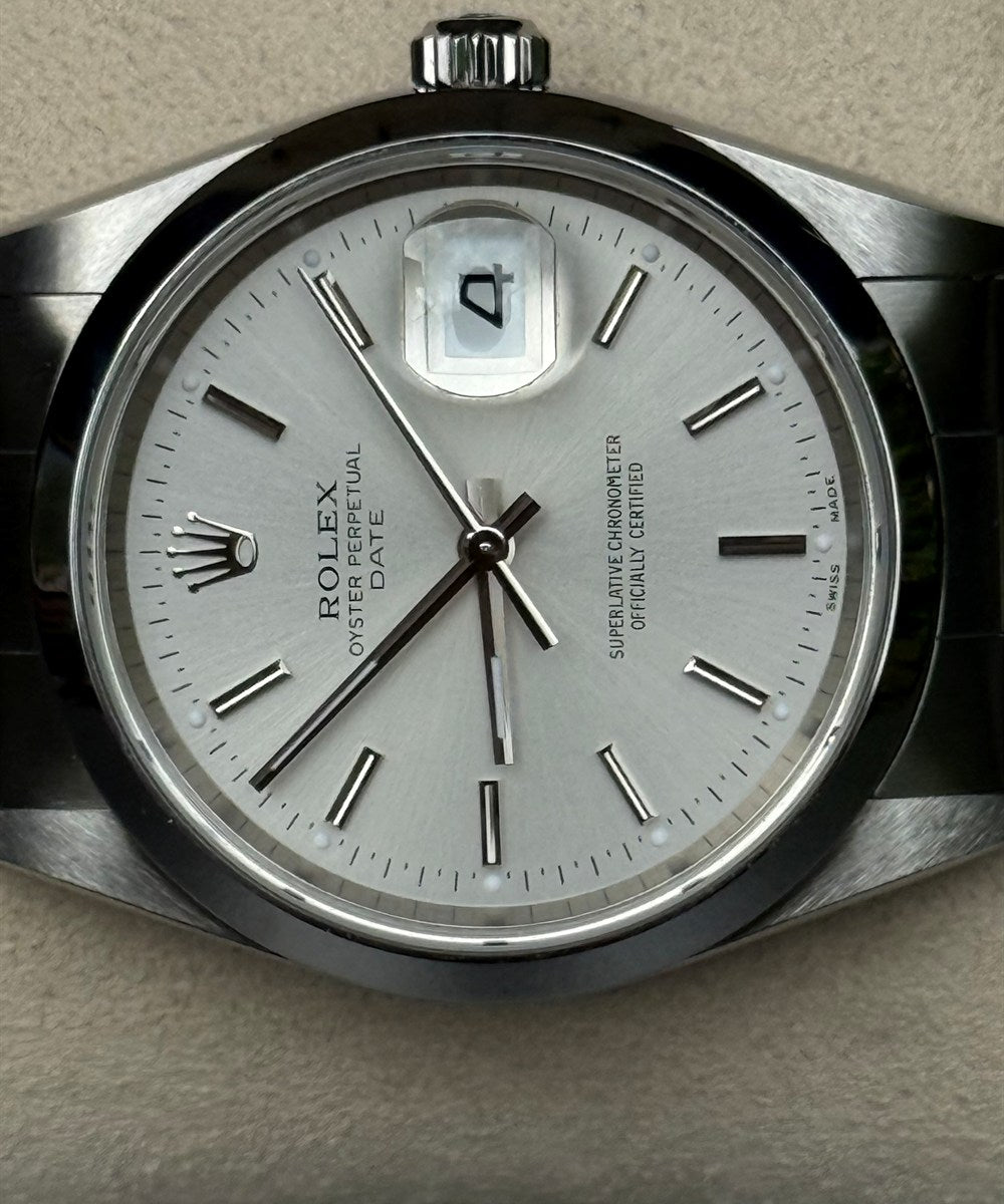 Rolex Oyster Perpetual Date - 15200 - 34 mm - Silber