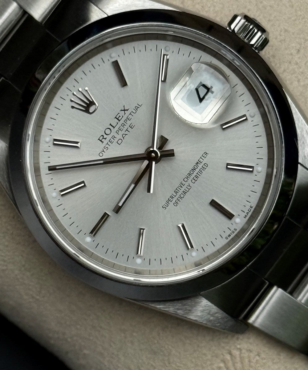Rolex Oyster Perpetual Date - 15200 - 34 mm - Silber
