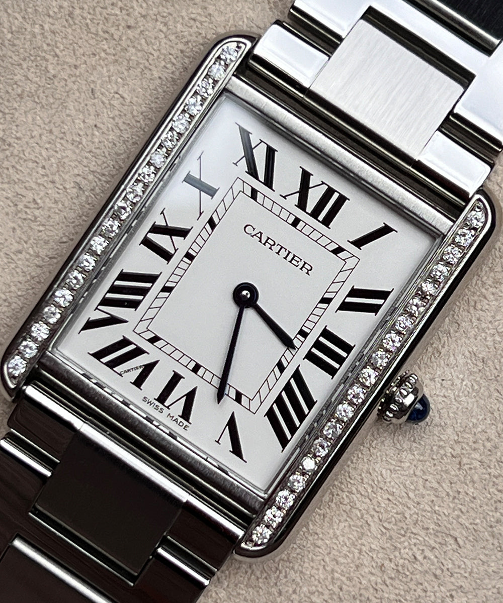 Cartier Tank Solo - W5200014 - 34.8 x 27.4 mm - 2017 - inkl. orig. Box & Papiere