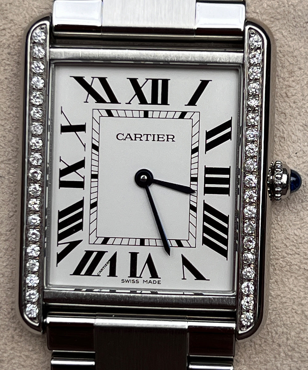 Cartier Tank Solo - W5200014 - 34.8 x 27.4 mm - 2017 - inkl. orig. Box & Papiere