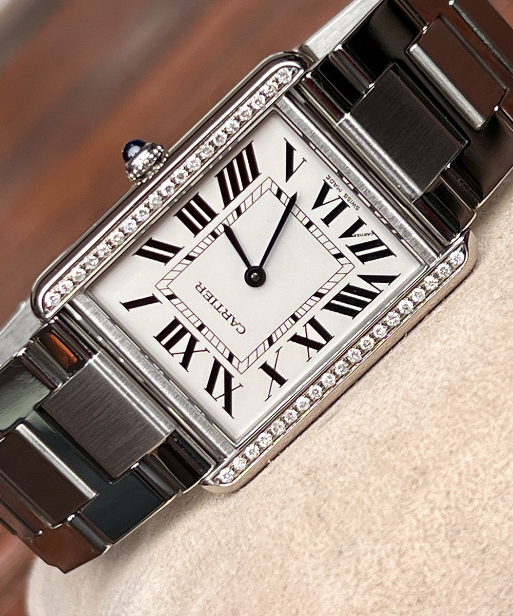 Cartier Tank Solo - W5200014 - 34.8 x 27.4 mm - 2017 - inkl. orig. Box & Papiere