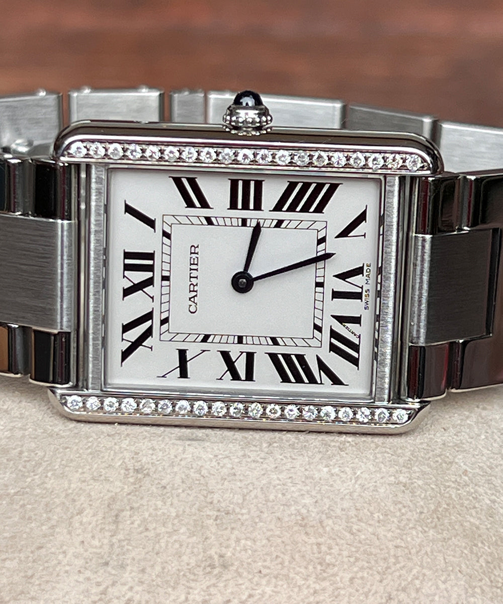 Cartier Tank Solo - W5200014 - 34.8 x 27.4 mm - 2017 - inkl. orig. Box & Papiere