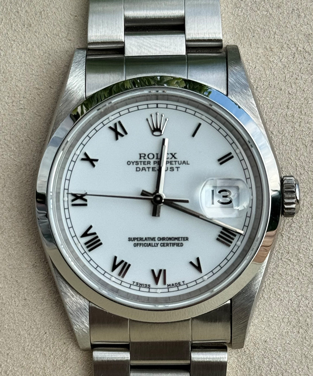 Rolex Datejust 36 - 16200 - 36mm 1998 - inkl. Original Papiere & Box