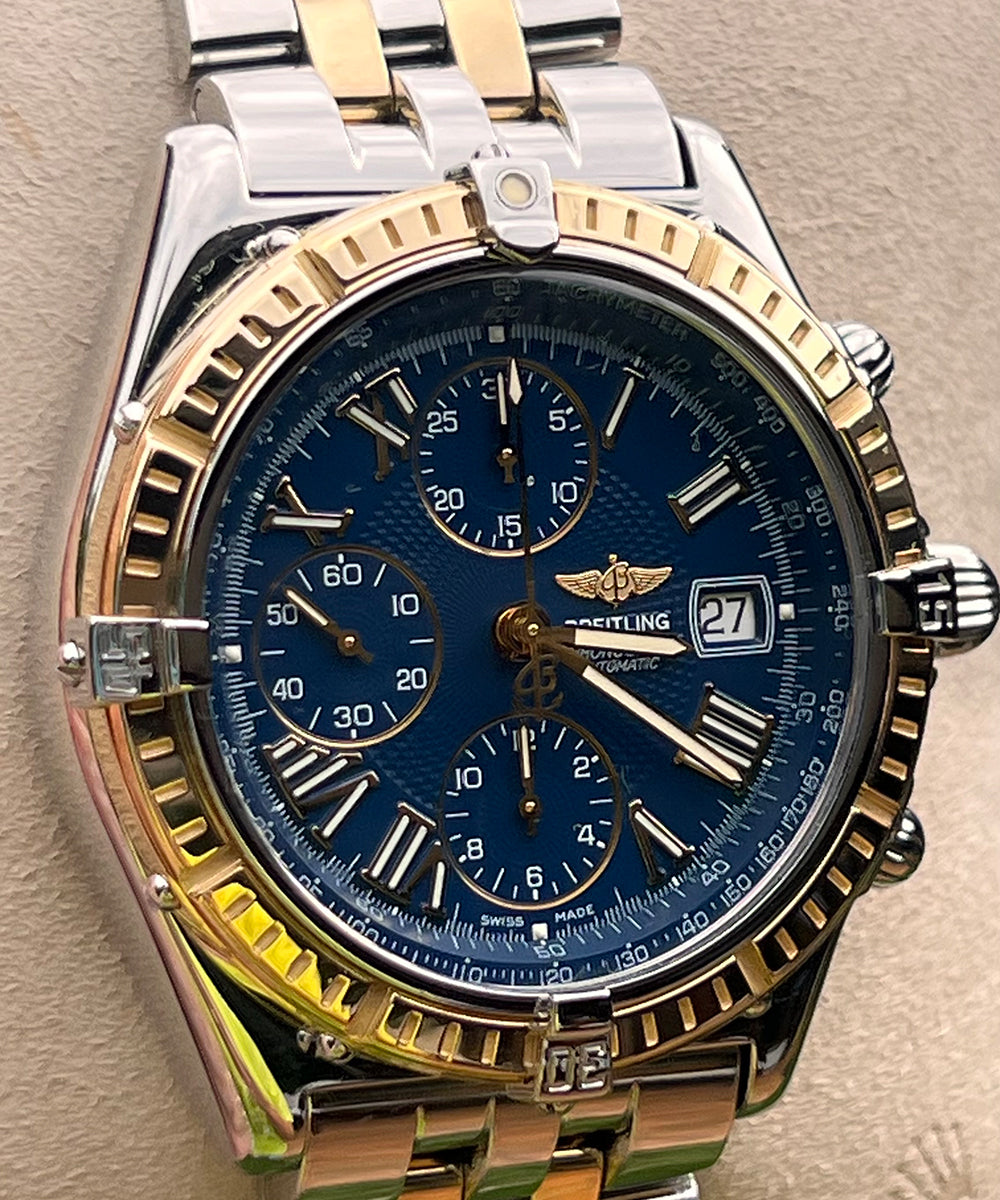 Breitling Crosswind Chronograph - D13055 - 43mm - 2000 - inkl. Original Papiere