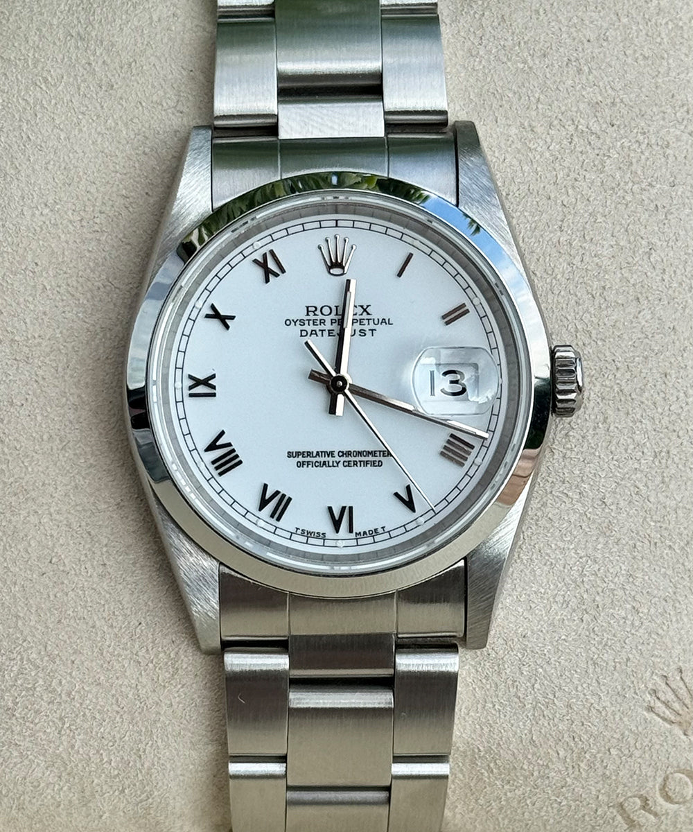 Rolex Datejust 36 - 16200 - 36mm 1998 - inkl. Original Papiere & Box