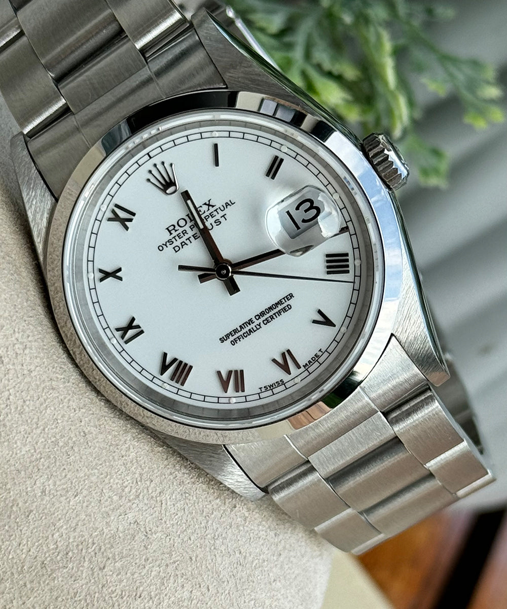 Rolex Datejust 36 - 16200 - 36mm 1998 - inkl. Original Papiere & Box