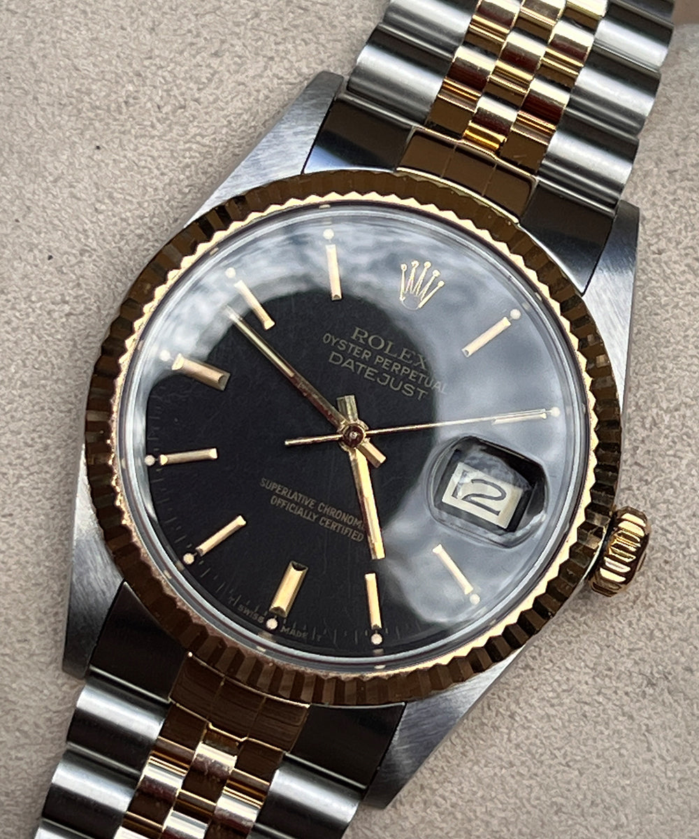 Rolex Datejust 36 - 16013 - 36 mm - 1984- inkl. orig. Box & Papiere