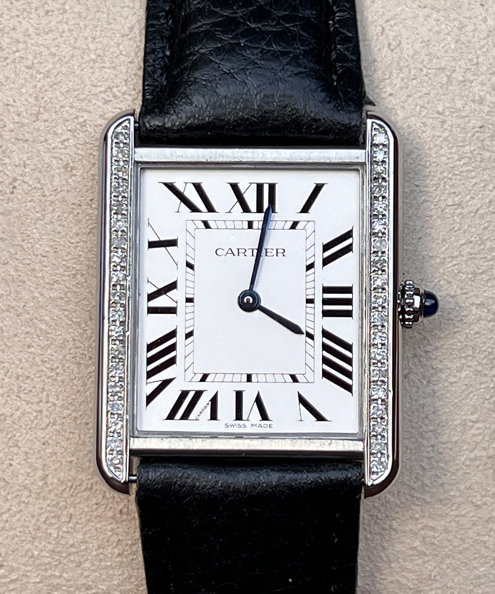 Cartier Tank Solo  - 3169 - 27 x 35 mm  - 2010 - inkl. orig. Box