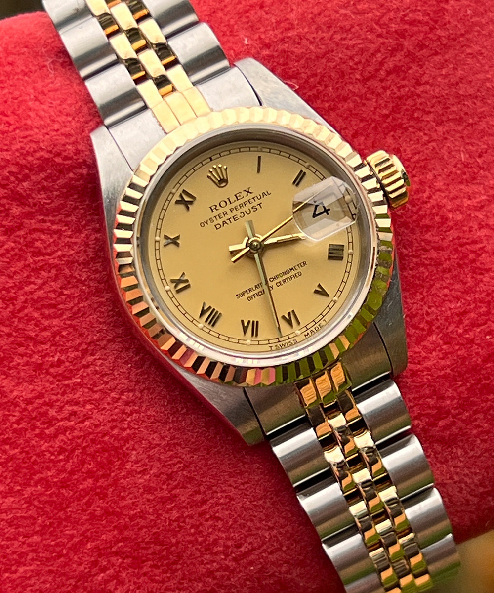 Rolex - Lady-Datejust - 69173-cm9-dc709 - 26 mm - 1992 - inkl. orig. Box & Papiere