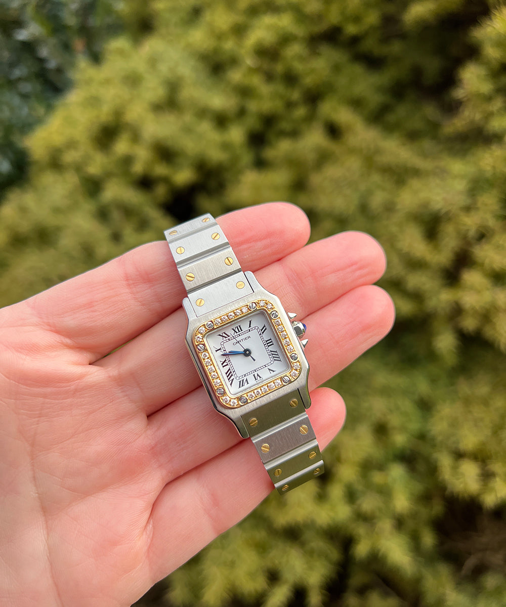 Cartier Santos - 0902 (Santos Diamond) - 24 mm - 1990