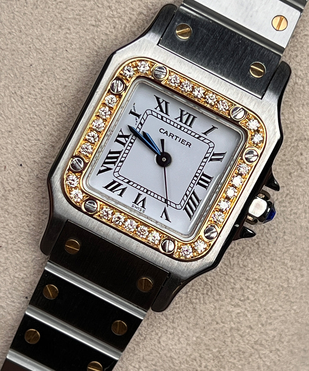 Cartier Santos - 0902 (Santos Diamond) - 24 mm - 1990