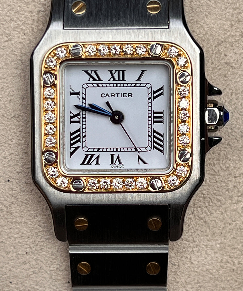 Cartier Santos - 0902 (Santos Diamond) - 24 mm - 1990