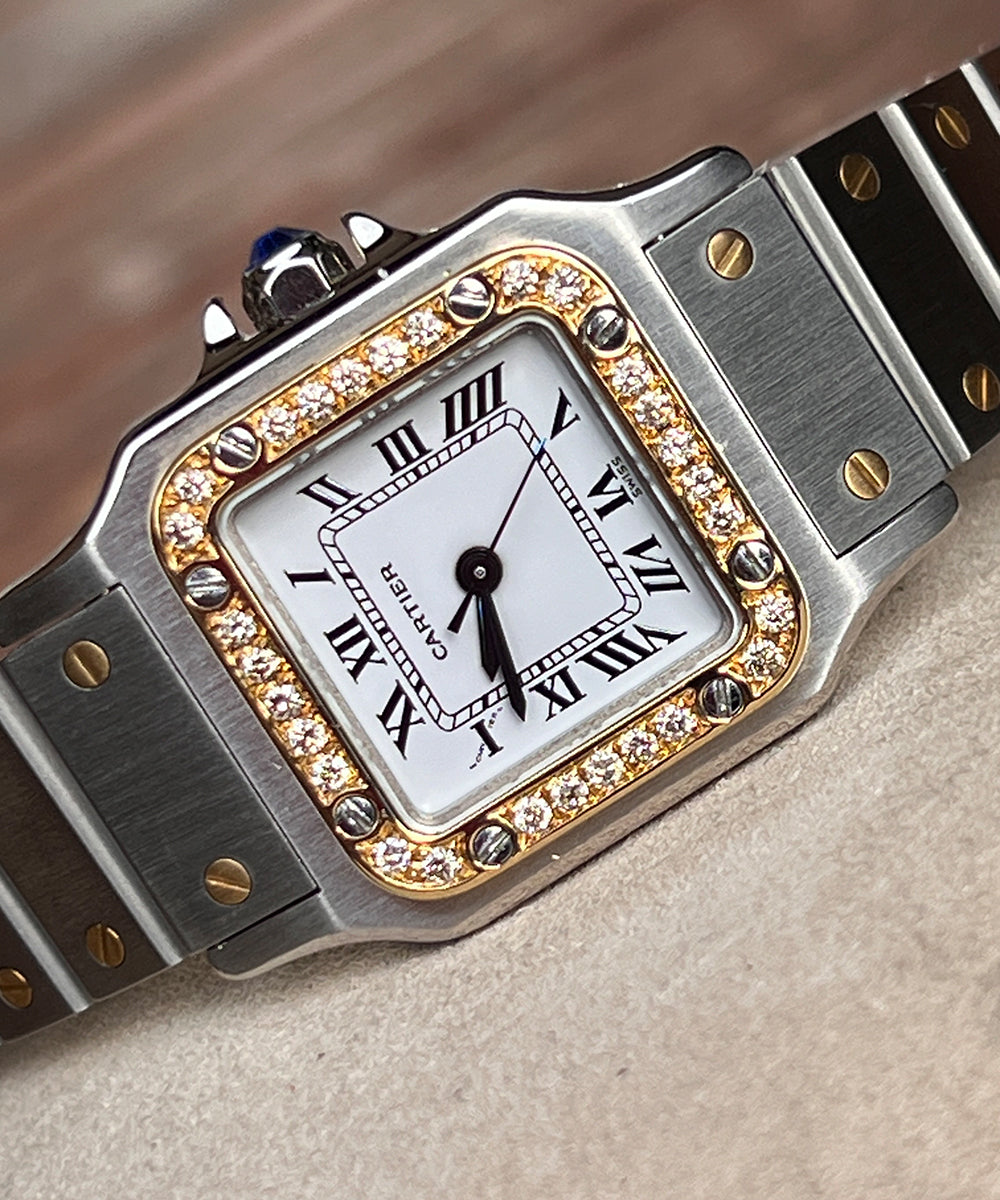 Cartier Santos - 0902 (Santos Diamond) - 24 mm - 1990